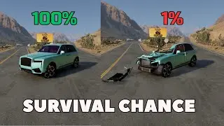 BeamNG.Ddrive Realistic Crashes #19 | Epic Survival Chance Test