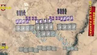Second Battle of Panipat   unveiling the tactics that saved the Mughals #map #animation #hemu #akbar