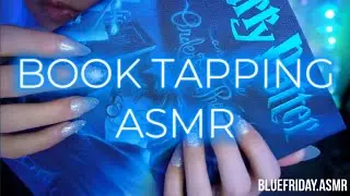 Book Tapping ASMR🩵 (No Music)