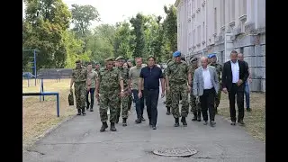 Obilazak infrastrukturnih radova u kasarni „Dedinje“