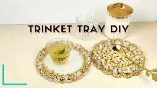 How to make Resin Trinket Tray  | DIY Resin Epoxy Trinket Tray | Resin Vanity Tray