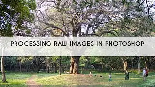 Processing Raw Images in Photoshop | Photoshop Tutorial