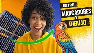 Estos marcadores acr&iacute;licos me SORPRENDIERON | Unboxing + Demo 🎨