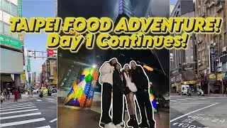 Taiwan Day 1 Continues - Taipei Food Trip! 🍽️ Stamps, Milk Tea & Dian Shuo 🍜
