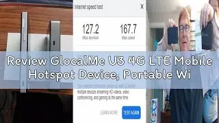 Review GlocalMe U3 4G LTE Mobile Hotspot Device, Portable WiFi Hotspot for Travel in 200+ Countries,