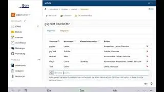 IServ - Passworte und Gruppenmitglieder