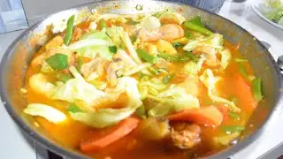POCHERONG MANOK/CHICKEN WITH HANS PORK AND BEANS