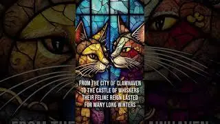 Artistic Cats of Yore: A Trip through Medieval Masterpieces #shorts
