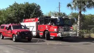 LARGO FIRE RESCUE SQUAD 41 AND DISTRICT CHIEFS PICKUP TRUCK
