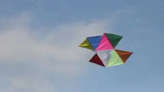 Tri-D Box Kite, Homemade to a Peter Lynn Design