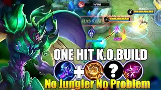 Zhask One Hit K.O. Build(No JUNGLER  No PROBLEM) ZHASK BEST BUILD 2022✓MLBB