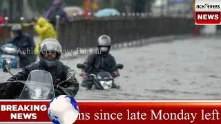 Achievers News@5PM: Heavy Rains Pound Mumbai, Landslide Hits Road, Rail Traffic.