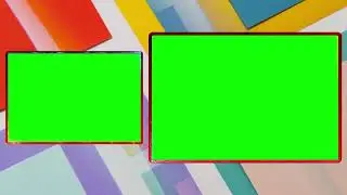 Green screen avi frame background