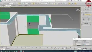 lesson:8- how to create Ceiling design in 3D Max -كيفية عمل السقف المستعار في  برنامج ثري دي ماكس