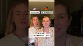 Movie Titles 🇩🇪vs🇺🇸 #german #deutsch #learninggerman #deutschlernen #learningenglish