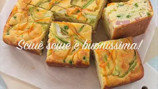 Torta 7 vasetti salata (Torta allo yogurt e verdure) - Chiarapassion