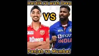 4 ball 24 run #Hardik Pandya vs arshdeep Singh#panjab vs Mumbai  #viral#trending#shorts#Rc24#cricket