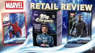 First Look: 2025 Topps Chrome Marvel Value Box Review!