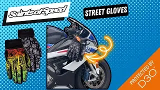 New Saints of Speed Street Gloves in Action