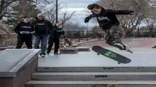 The Punisher Skateboards New Year Skateboard Contest In Las Vegas At The Jaycee Skatepark