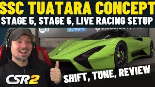 CSR2 SSC Tuatara Concept How To Drive | Setup & Review