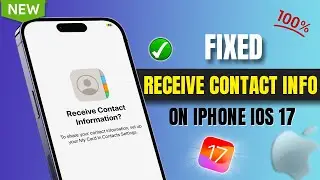 Fix: Receive Contact Information To share your contact information | set up your My card in contact