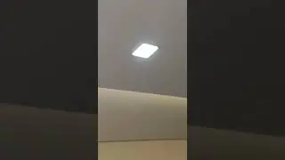 Installation of LED strip lighting in plasterboard.