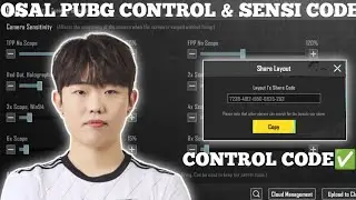 오살 OSAL Pubg Sensitivity code 2.7/ 오살 OSAL PUBG CONTROL CODE 2.7/ &lrm;@Dpluskiaosal&nbsp; control Zone