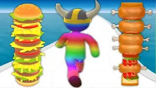 BURGER RUSH vs GIANT RUSH vs SANDWICH RUNNER - Triple Game