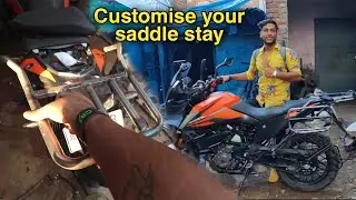 Customize Saddle Stay For Bike in Karolbhag (Ktm Adventure 390) 🔥