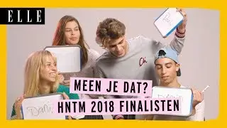 HNTM finalisten spelen Wie Is Het | ELLE