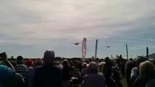Transalls overhead Jet WM 2015 at Leutkirch-Unterzeil (EDNL)