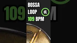 Bossa Nova Drum Groove Loop 109 BPM #drumsloop #drums
