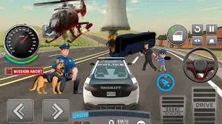 Police Car Driving Gameplay | Catch the Criminals | Fast Police Car Chase | Android Simulator Game