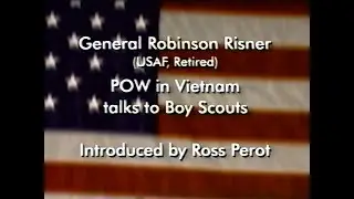 POW in Vietnam (Robinson Risner) Talks to Boy Scouts