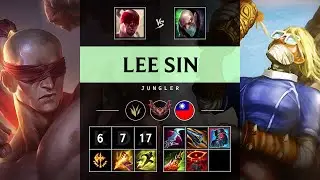 Lee Sin Jungle vs Singed - TW Grandmaster Patch 25.08