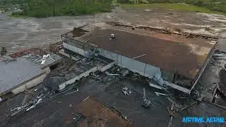 Tornado damage of Hara Arena Trotwood/Dayton, Ohio Memorial Day 2019