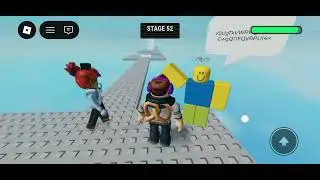 Playing a normal obby with my cousin right (HORROR PT1-2)