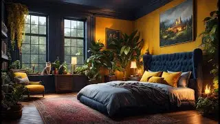 Gentle rain and thunder sounds, healing nature ambience for relaxing #Nature #NatureSounds