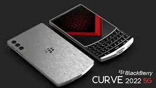 BlackBerry Curve 2022 5G Brushed aluminium & QWERTY keyboard - pure Classic!