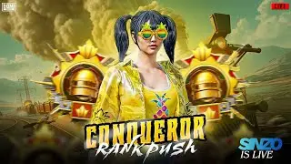 🔴CONQUEROR PUSH DAY 8 / BGMI LIVE WITH SINZO #bgmi #bgmilive #pubgmobile #sinzoislive #lolzzzgaming