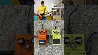 Stacking Pedals: Boss SD-1 Super Overdrive into Boss DS-1w Waza