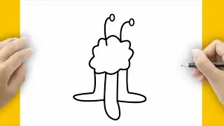 HOW TO DRAW SQUIG FROM AMONG US