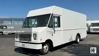 Fleet Liquidation Auction! Bid on Lot 825: 2011 Ford E 450 Step Van Truck &ndash; Fresno, CA