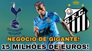 🚨 PÉSSIMA NOTÍCIA! SANTOS PODE PERDER SEU LATERAL POR 15 MILHÕES DE EUROS ,AOS INGLÊSES ???