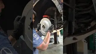 Brake pad replacement, the pro way, at Ultra Premium Auto Care in Dubai! #shorts