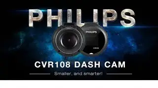 Philips CVR-108 Car Driving Recorder - Dashboard Camera (Dash Cam)