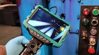 Articulating Borescope with Light, NIDAGE 7-inch IPS Endoscope Inspection Camera Articulated Snake