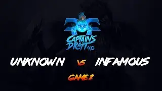 Unknown vs Infamous Game 2 - Captains Draft 4 SA Qualifiers