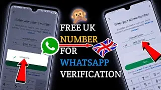 Free UK Number for WhatsApp (2026) | How to Get Free UK Number For WhatsApp | 100% Working Trick